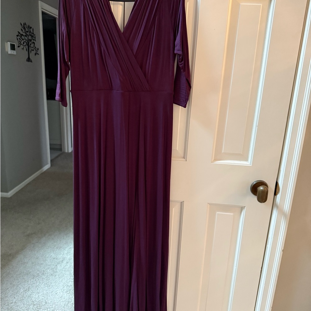 Elegant Tiffany Rose Maternity Purple Women's Dress